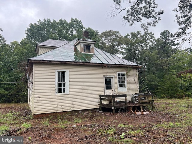 view of back of property