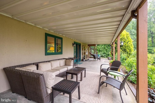 103 Castleton Ford Rd, Castleton, VA 22716 - view of patio with an outdoor living space