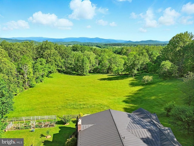 103 Castleton Ford Rd, Castleton, VA 22716 - aerial view of a mountainous background and a heavily wooded area