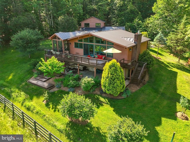 103 Castleton Ford Rd, Castleton, VA 22716 - view of subject property with a forest
