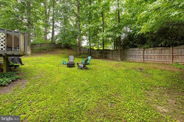 1218 Heatherbrook Ct, Fredericksburg, VA 22407 - view of yard