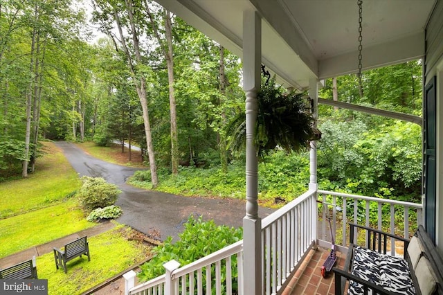 1218 Heatherbrook Ct, Fredericksburg, VA 22407 - view of covered porch