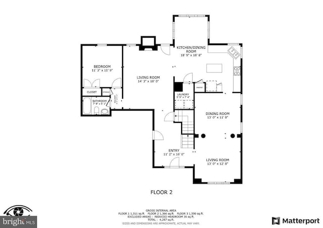 10707 Tricia Pl, Fredericksburg, VA 22408 - floor plan / room layout