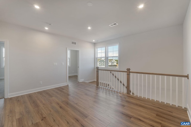 403 Bayberry Ln, Zion Crossroads, VA 22942 - spare room featuring wood finished floors and recessed lighting