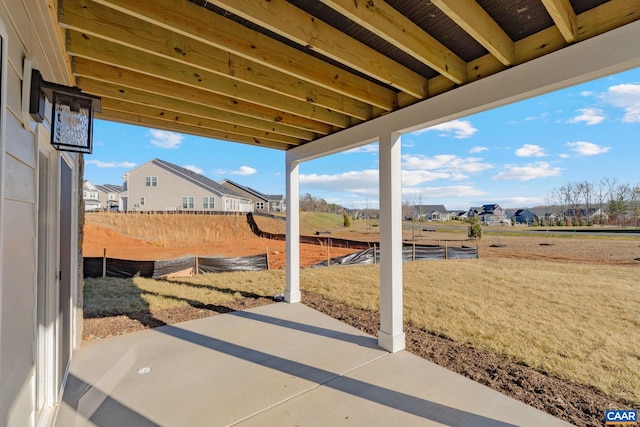 403 Bayberry Ln, Zion Crossroads, VA 22942 - view of patio with a residential view