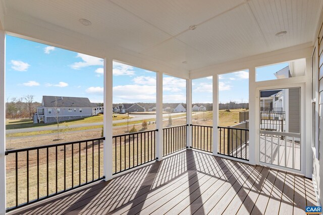 403 Bayberry Ln, Zion Crossroads, VA 22942 - wooden deck with a residential view