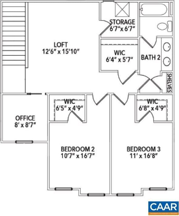 403 Bayberry Ln, Zion Crossroads, VA 22942 - view of room layout