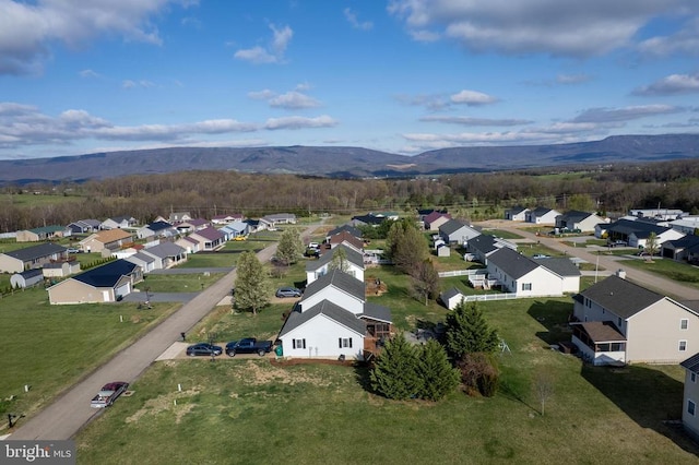 114 Wanda St W, Stanley, VA 22851 - aerial perspective of suburban area with a mountainous background