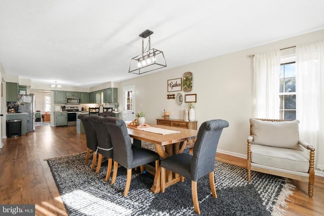 114 Wanda St W, Stanley, VA 22851 - dining space featuring dark wood finished floors