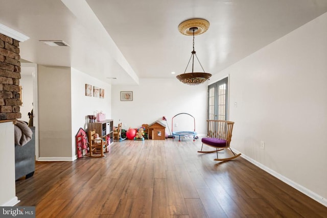 114 Wanda St W, Stanley, VA 22851 - game room featuring wood finished floors and baseboards