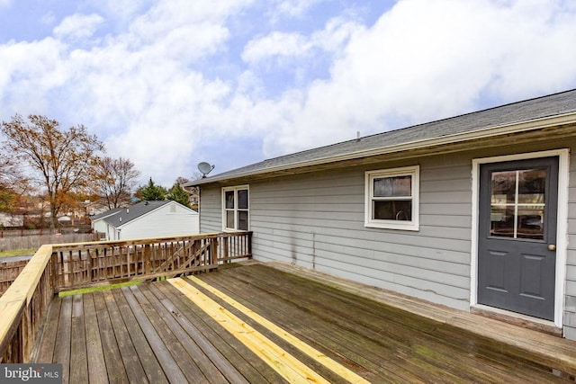 11404 Warner Dr, Fredericksburg, VA 22407 - wooden deck featuring fence