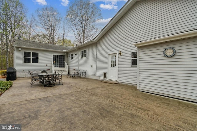 7408 Ryan Ct, Reva, VA 22735 - back of property featuring a patio and outdoor dining space