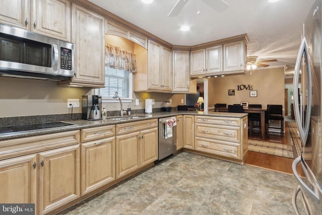7408 Ryan Ct, Reva, VA 22735 - kitchen featuring a sink, light countertops, white cabinets, and tile patterned flooring