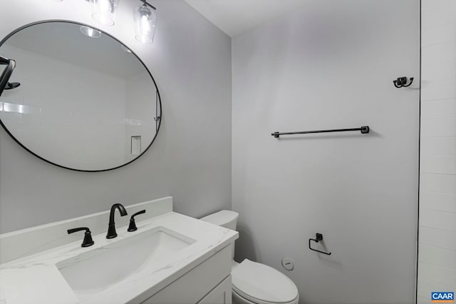 912 Shores Rd, Palmyra, VA 22963 - bathroom with toilet and vanity