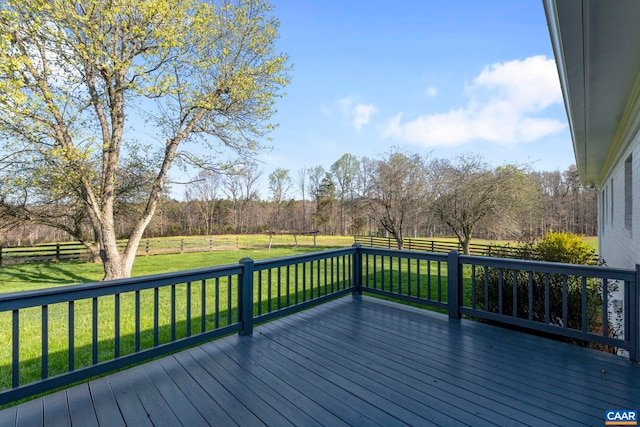 912 Shores Rd, Palmyra, VA 22963 - wooden deck featuring a yard and a fenced backyard