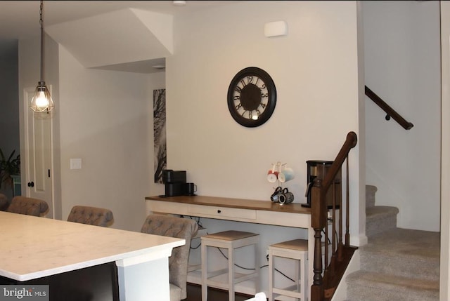 2437 Drake Ln, Fredericksburg, VA 22408 - dining room featuring stairway