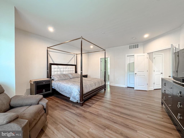 8525 Laroque Run Dr, Fredericksburg, VA 22407 - bedroom featuring wood finished floors, recessed lighting, and baseboards