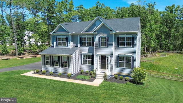 8525 Laroque Run Dr, Fredericksburg, VA 22407 - colonial-style house with roof with shingles