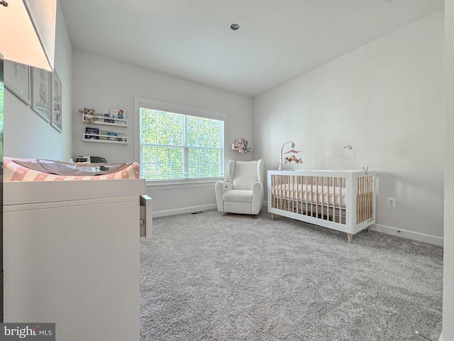 8525 Laroque Run Dr, Fredericksburg, VA 22407 - carpeted bedroom featuring baseboards and a nursery area