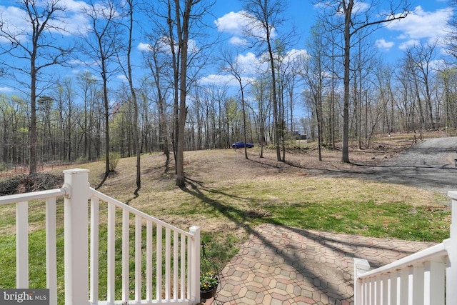 view of yard