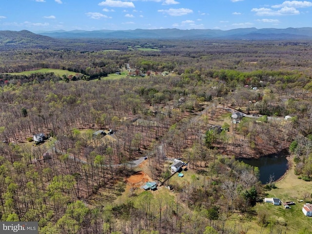 19303 Frazier Rd, Culpeper, VA 22701 - aerial overview of property's location featuring a mountainous background
