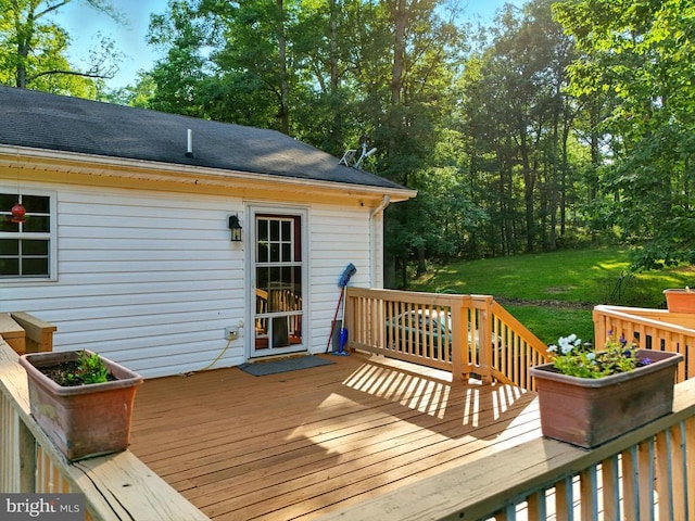 19303 Frazier Rd, Culpeper, VA 22701 - deck featuring a lawn