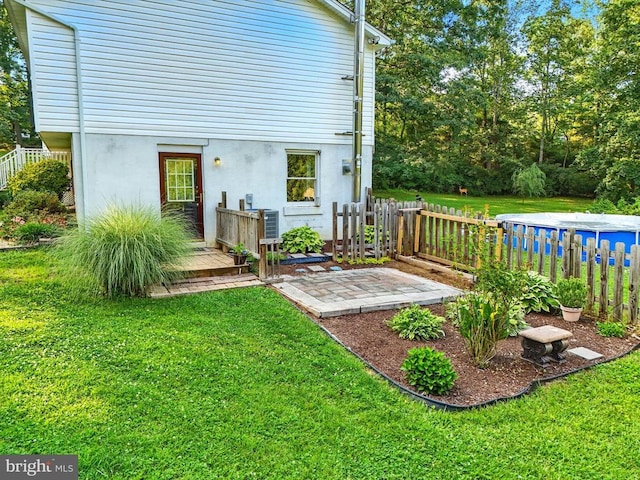 19303 Frazier Rd, Culpeper, VA 22701 - rear view of property featuring an outdoor pool and stucco siding