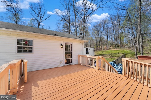 view of deck