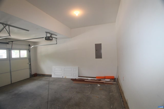 66 Timber Ridge Ln, Zion Crossroads, VA 22942 - garage featuring electric panel and a garage door opener