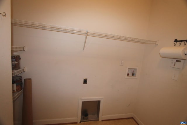 66 Timber Ridge Ln, Zion Crossroads, VA 22942 - laundry room featuring electric dryer hookup and hookup for a washing machine