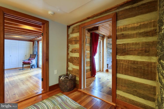 315 Ganders Dr, Luray, VA 22835 - hallway featuring hardwood / wood-style floors