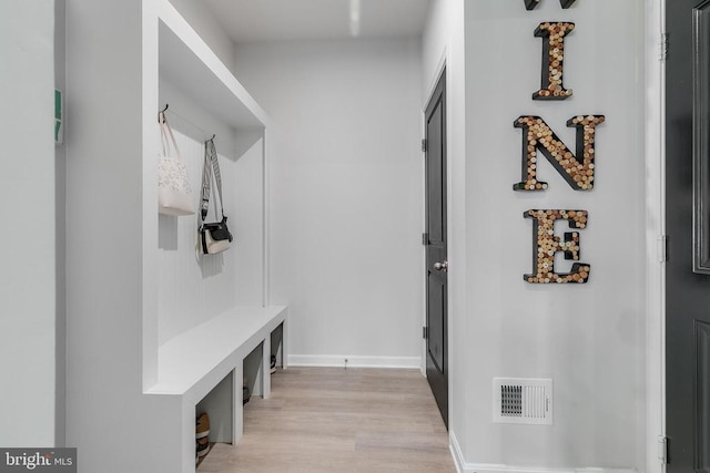 10115 Premier St, Fredericksburg, VA 22408 - mudroom with light wood finished floors and baseboards