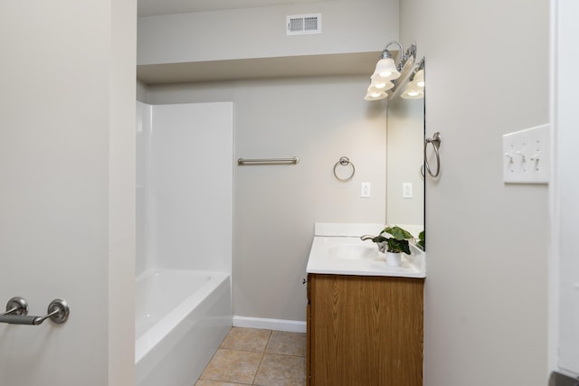 173 Valley View Ave, Mount Sidney, VA 24467 - full bath featuring vanity, tile patterned flooring, and baseboards