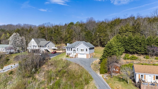 173 Valley View Ave, Mount Sidney, VA 24467 - aerial view of property and surrounding area featuring a forest