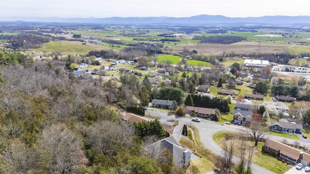 173 Valley View Ave, Mount Sidney, VA 24467 - aerial view of property and surrounding area featuring a mountainous background