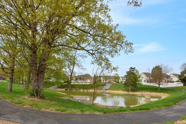 521 Hickory Grove Cir, Harrisonburg, VA 22801 - surrounding community featuring a lawn, a water view, and a residential view