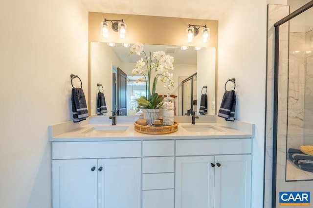 3018 Horizon Rd, Charlottesville, VA 22902 - full bath featuring double vanity and a stall shower