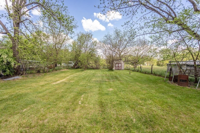 56 Grindstone Rd, Bridgewater, VA 22812 - view of yard featuring a shed and an outdoor structure