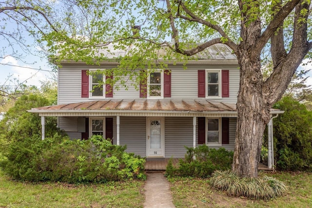 56 Grindstone Rd, Bridgewater, VA 22812 - view of front of property featuring covered porch