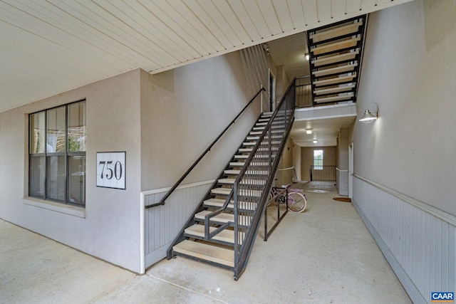 view of staircase