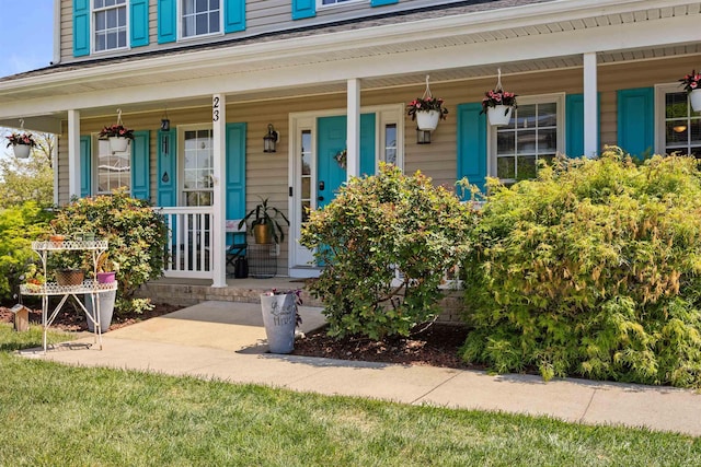 23 Joy Ln, Fishersville, VA 22939 - doorway to property with a porch