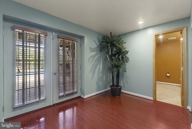 15092 Rixeyville Lakes Ct, Rixeyville, VA 22737 - unfurnished room with wood finished floors, recessed lighting, and baseboards