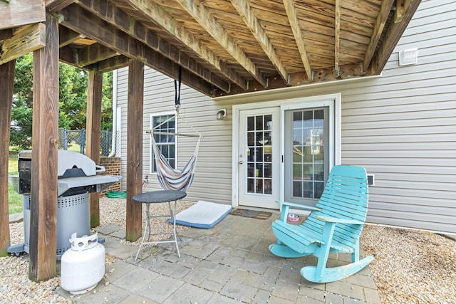 96 Lofty Cir, Stuarts Draft, VA 24477 - view of patio featuring area for grilling