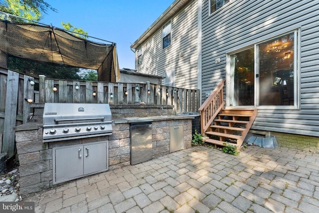 55 Sire Way, Warrenton, VA 20186 - view of patio with exterior kitchen