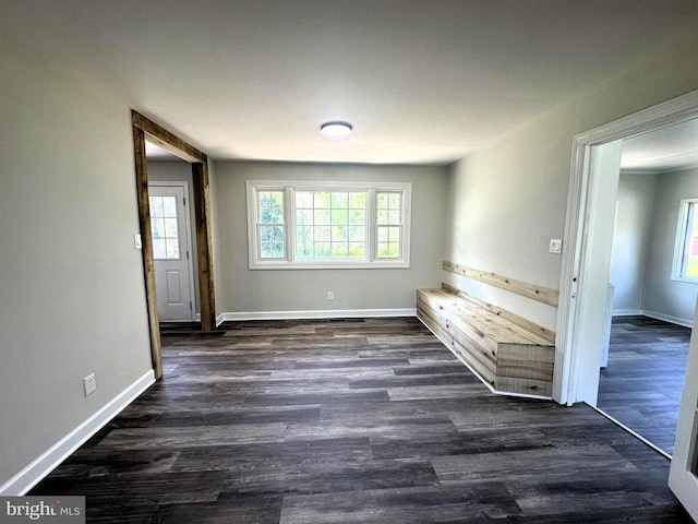 9377 General Winder Rd, Rapidan, VA 22733 - empty room featuring dark wood finished floors and baseboards