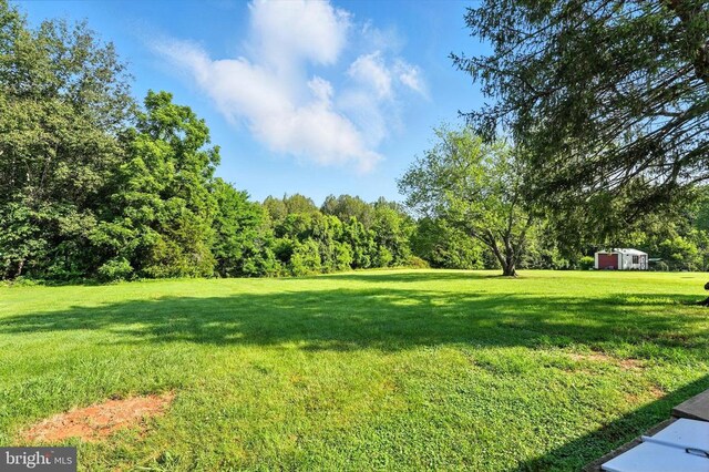 9377 General Winder Rd, Rapidan, VA 22733 - rear view of property featuring a chimney and a yard
