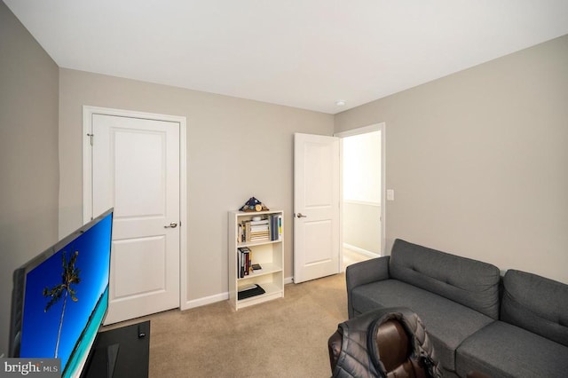 9528 Fall Haven Rd, Fredericksburg, VA 22407 - living room with carpet floors and baseboards
