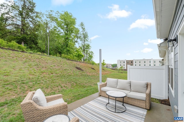 712 Empire St, Charlottesville, VA 22901 - view of patio with an outdoor hangout area