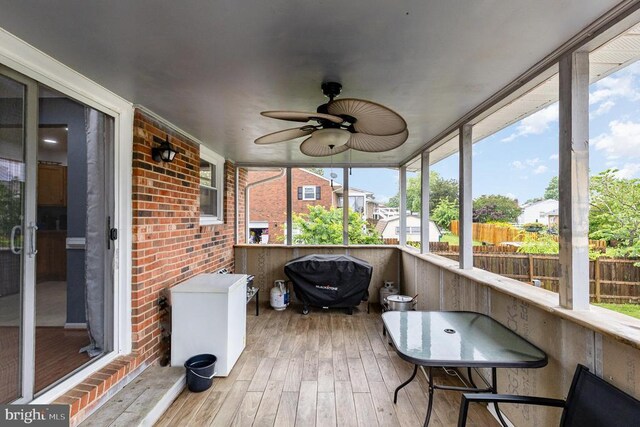 12016 Branchwater St, Fredericksburg, VA 22407 - sunroom / solarium with ceiling fan