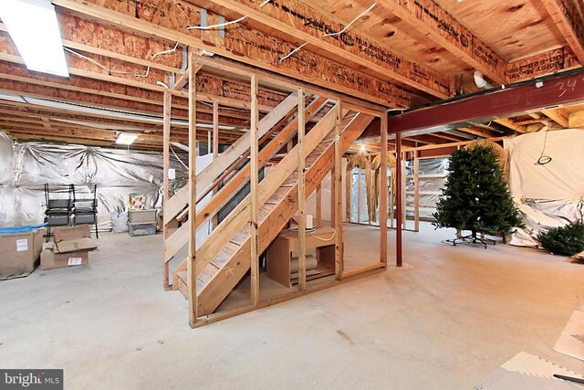 10409 Colechester St, Fredericksburg, VA 22408 - view of unfinished basement